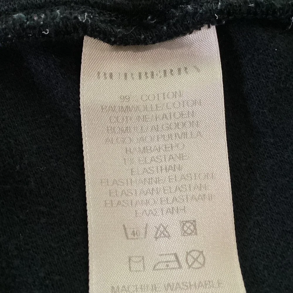 Burberry Sport Black Size Zipper Leggins Size L - Picture 10 of 10